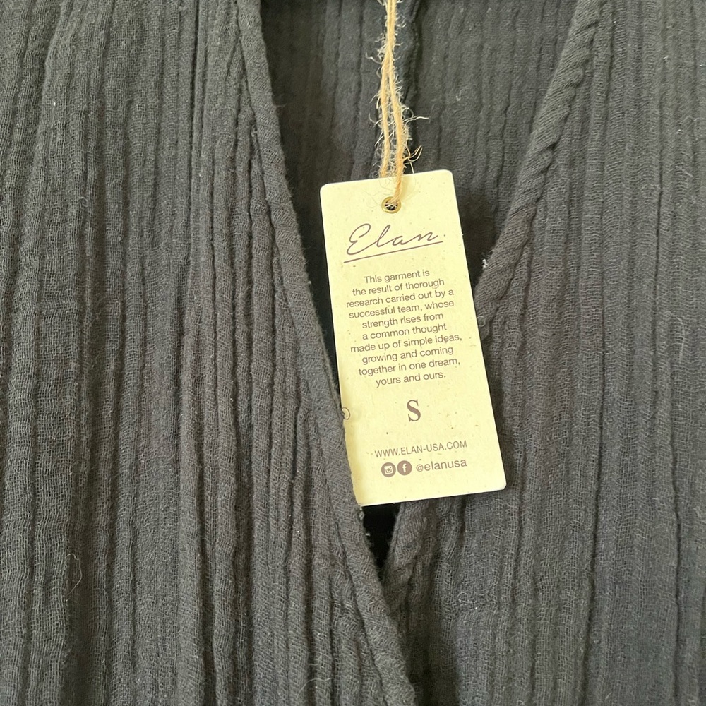 Brand new black Elan Guaze short jumpsuit . - Picture 7 of 7